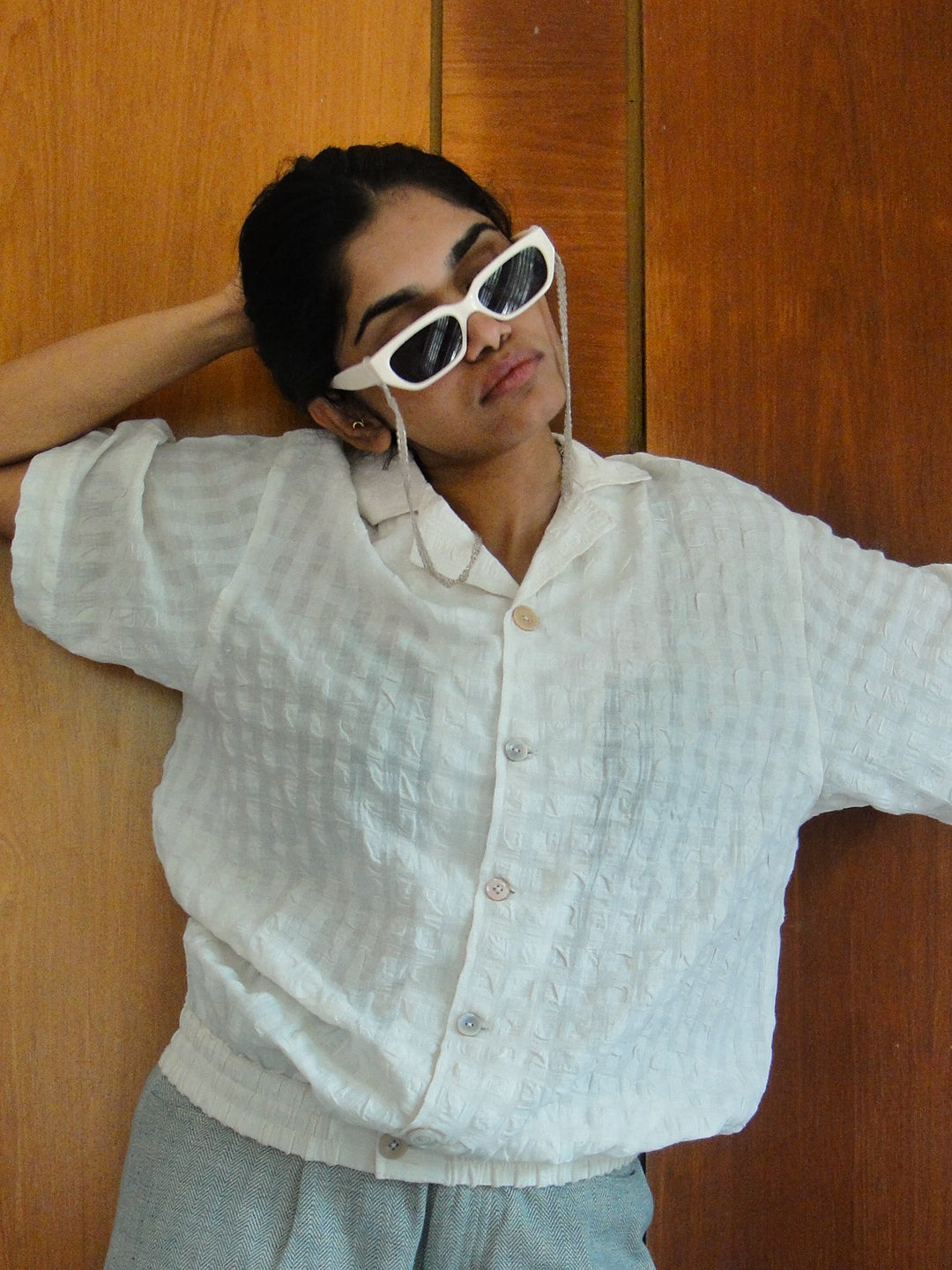 Gaucho Shirt in Frosting