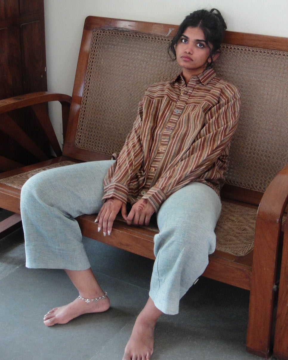 Landscape Pants in Herringbone Weave