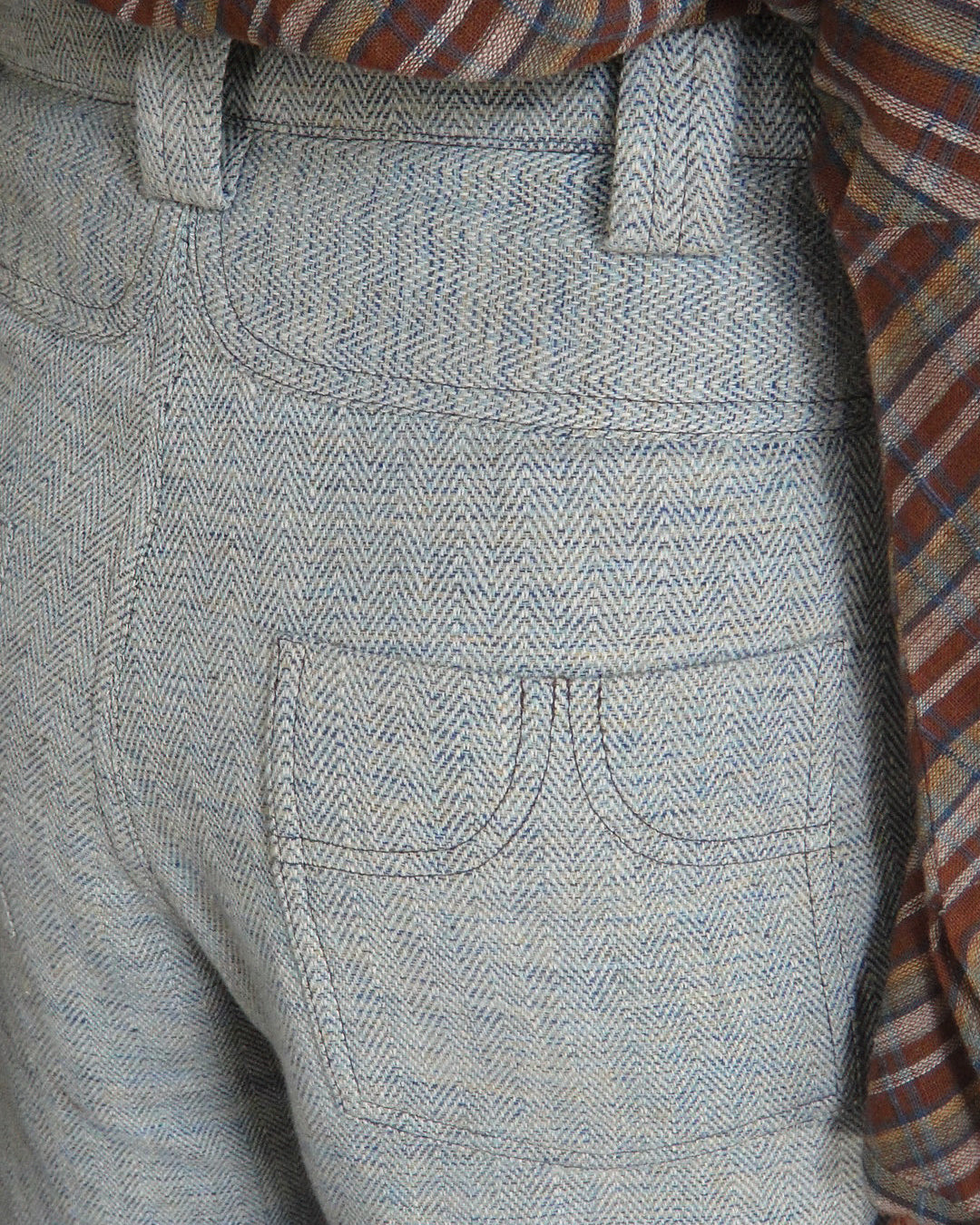 Landscape Pants in Herringbone Weave