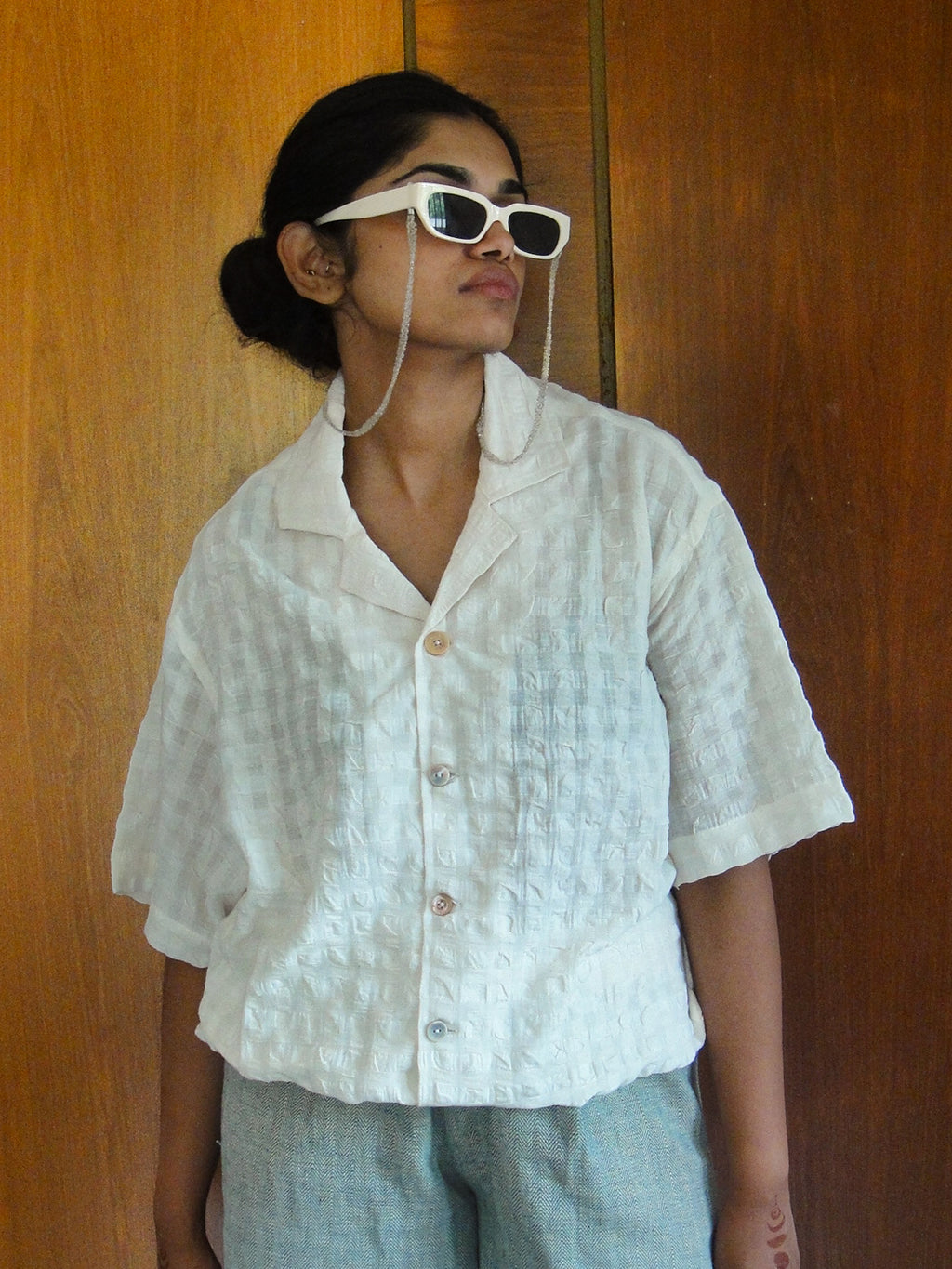 Gaucho Shirt in Frosting
