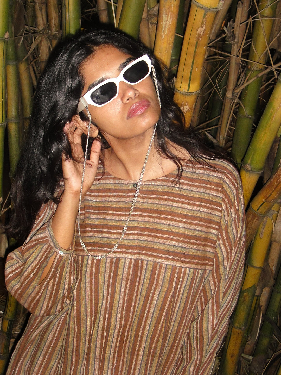 Frolic Dress in Almond