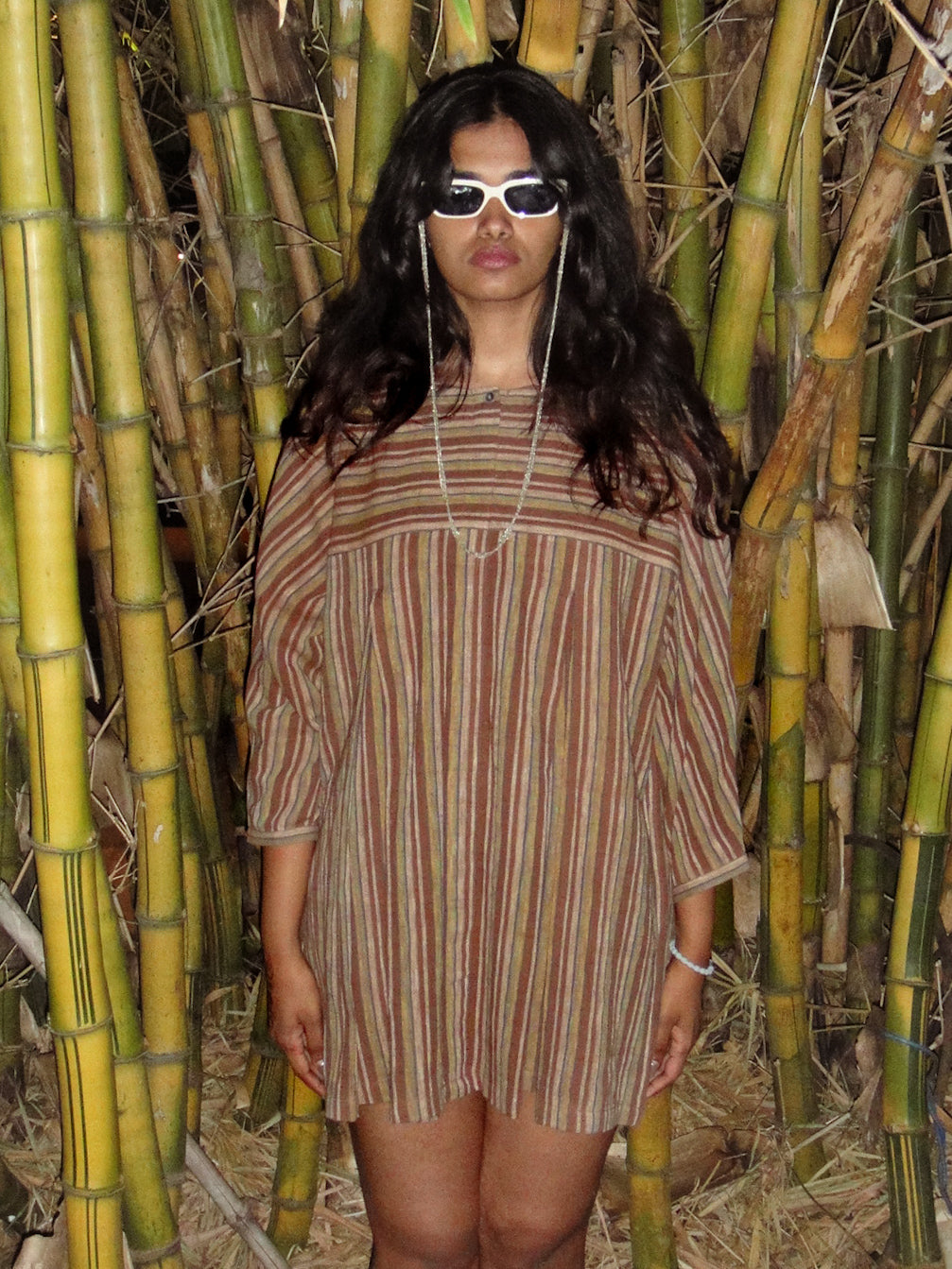 Frolic Dress in Almond